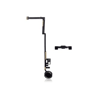 New Home Button Flex Cable for iPad 5 A1823 2017 (Aftermarket Plus) (Black)