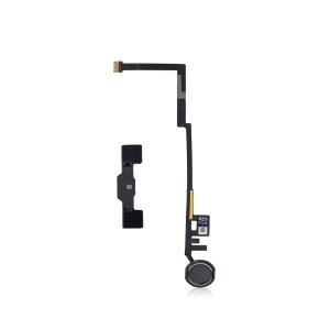 New Home Button Flex Cable for iPad 5 A1823 2017 (Premium) (Black)