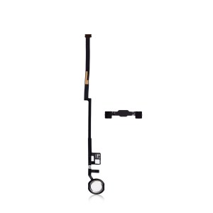 New Home Button Flex Cable for iPad 7 A2198 2019 (Premium) (Silver)