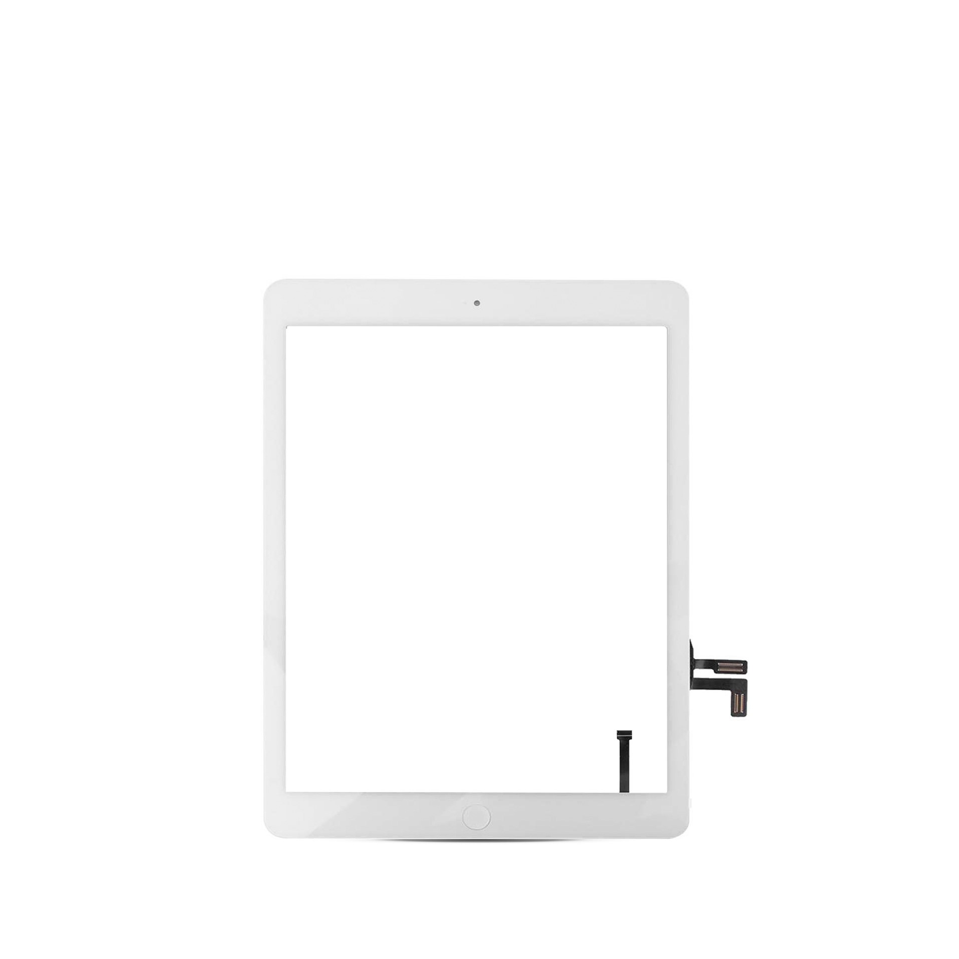 New iPad 5 A1823 Digitizer (Home Button Pre-Installed) White - Aftermarket Plus