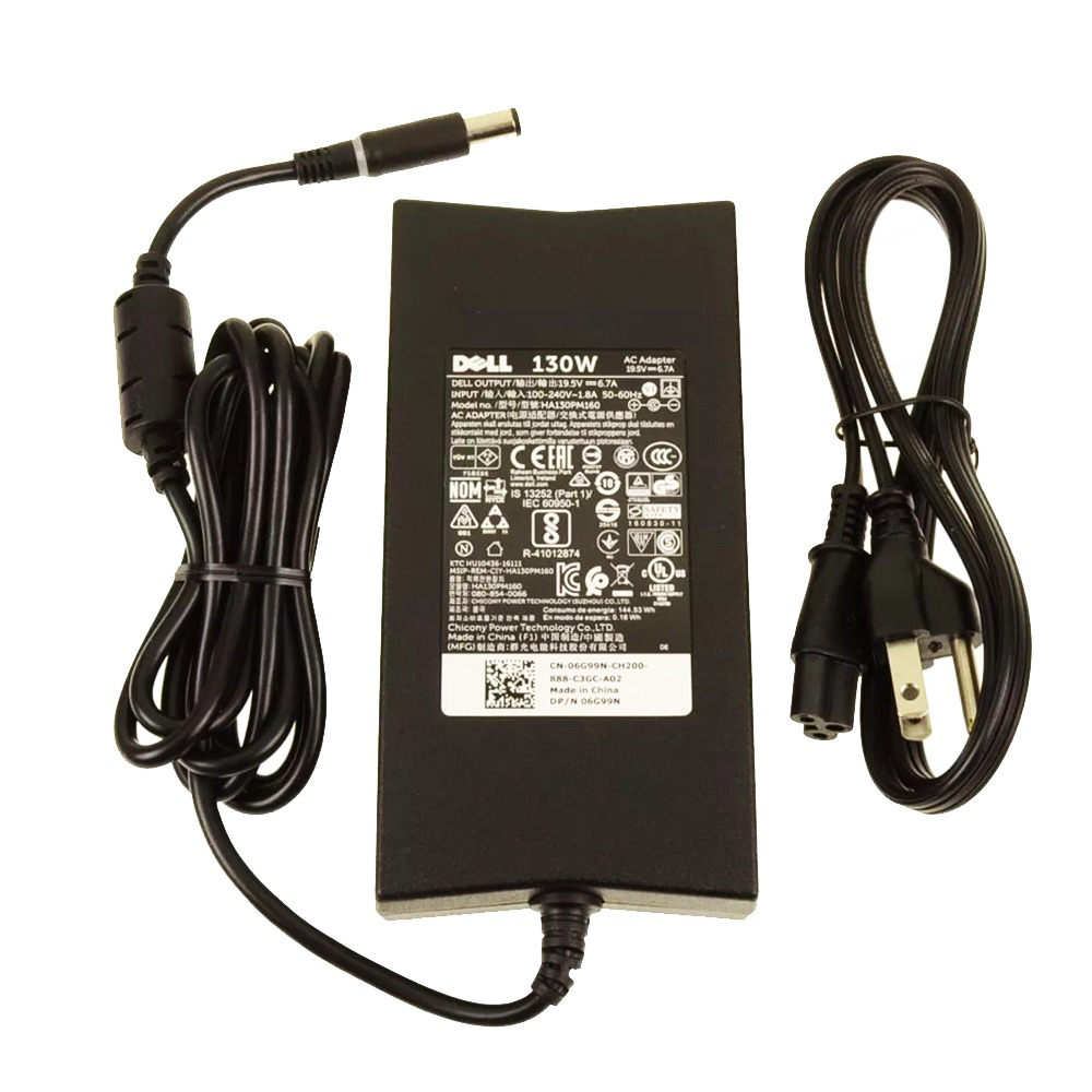 New CM161 Slim PA-4E Laptop AC/DC 130 Watt Power Adapter 7.4mm Replacement For Dell Latitude 5310 2-in-1 13"