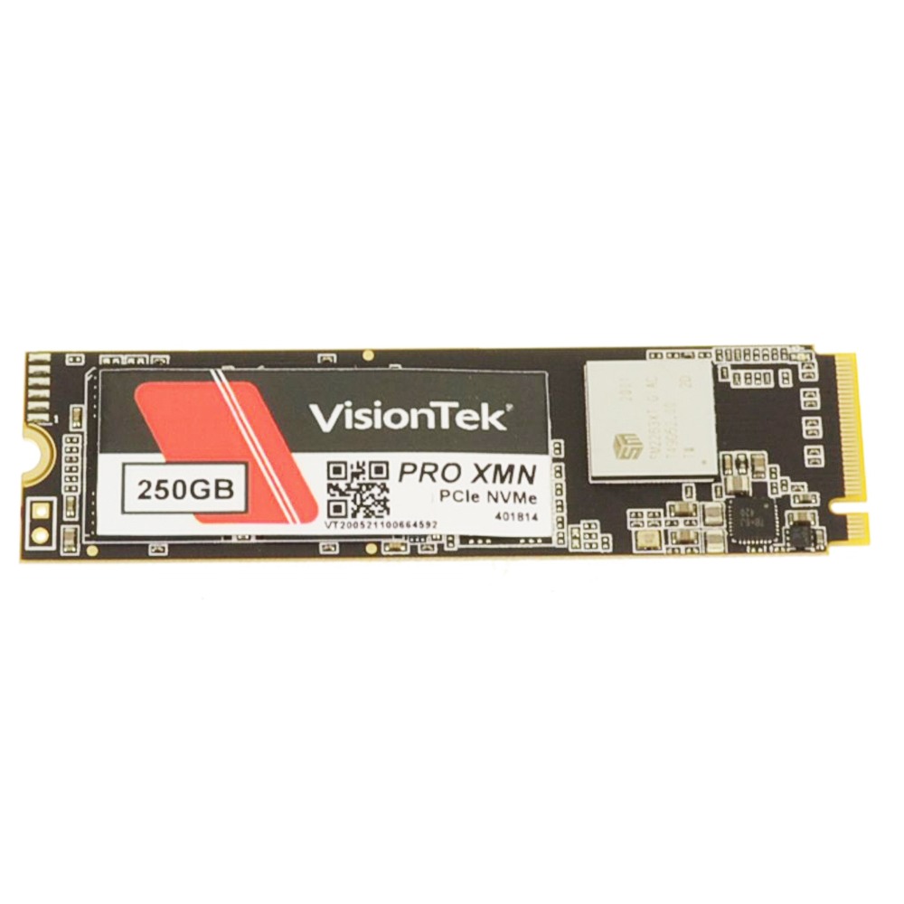 VTEK411 VisionTek Pro XMN Series 250GB NVMe PCIE SSD Hard Drive M.2 2280 Card For Dell Latitude 5320