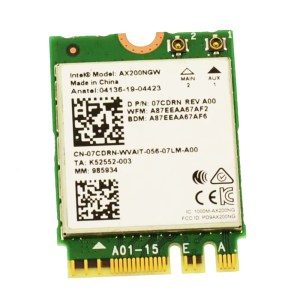7CDRN Intel AX200 Wireless Dual Band WLAN WiFi 802.11ax M.2 Card For Dell Latitude 5400