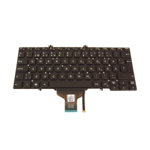 Y553V Finland / Sweden Backlit Keyboard For Dell Latitude 5400 7400