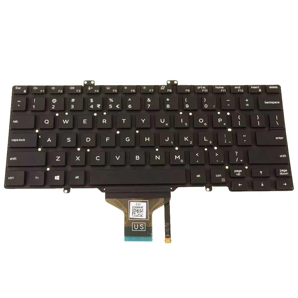 RDV0V US INTL Keyboard Single Point - Backlit For Dell Latitude 5400