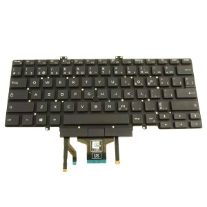 New HNV40 French Canadian Backlit Laptop Keyboard Dual Point Replacement For Dell Latitude 5400 14"