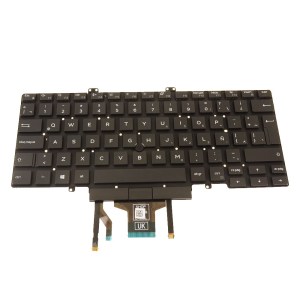 New MNFJ6 Spanish Backlit Laptop Keyboard - Dual Point Replacement For Dell Latitude 5400 5410 5411 14"