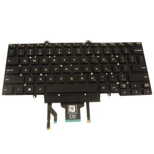 3C7CJ Backlit Laptop Keyboard - Dual Point For Dell Latitude 5400