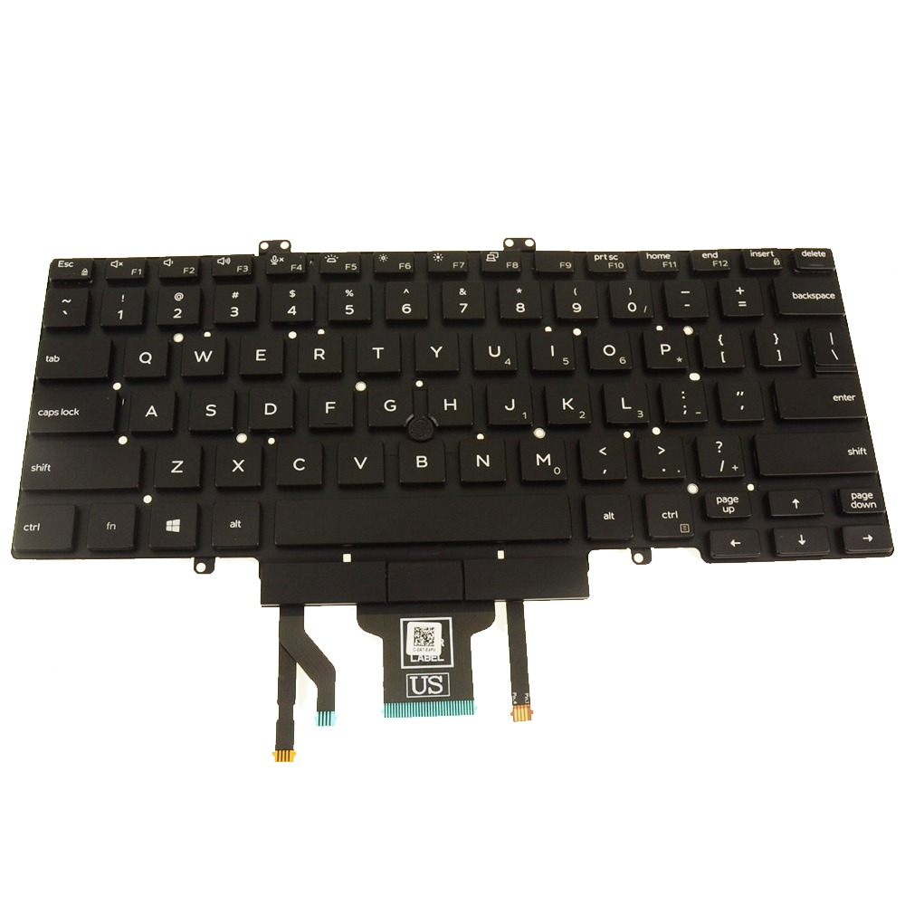 3C7CJ Backlit Laptop Keyboard - Dual Point For Dell Latitude 5400