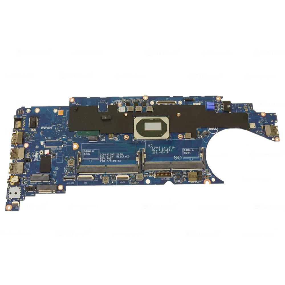 New 2R2D1 Motherboard System Board i5 2.5GHz Quad Core CPU - Intel Graphics UMA Replacement For Dell Latitude 5411 14"