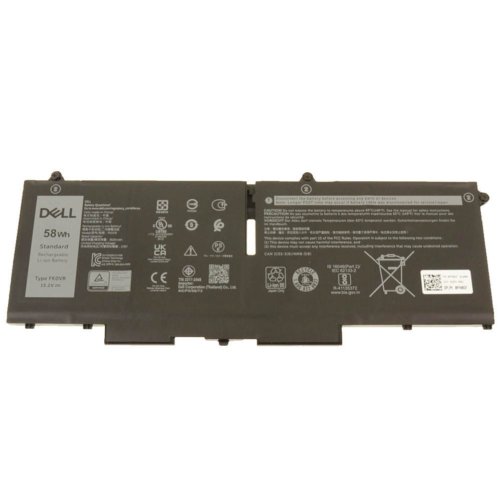 FK0VR 58Wh 4-cell Laptop Battery For Dell Latitude 5430 5530 7430 7330 7530 5330