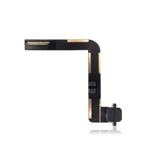 Aftermarket Plus Charging Port Flex Cable for iPad Air 1 A1475 2013 (Soldering Required) (Black)