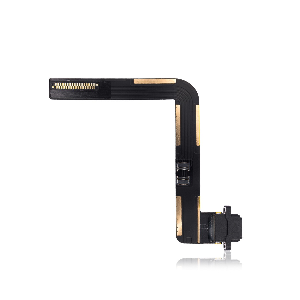 Aftermarket Plus Charging Port Flex Cable for iPad Air 1 A1475 2013 (Soldering Required) (Black)