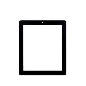 Black Digitizer for iPad 2 A1395 2011 (Home Button Pre-Installed) - Aftermarket Plus