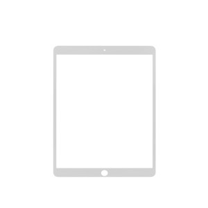 iPad Pro 10.5 A1709 Front Glass (Glass Separation Required) (White)