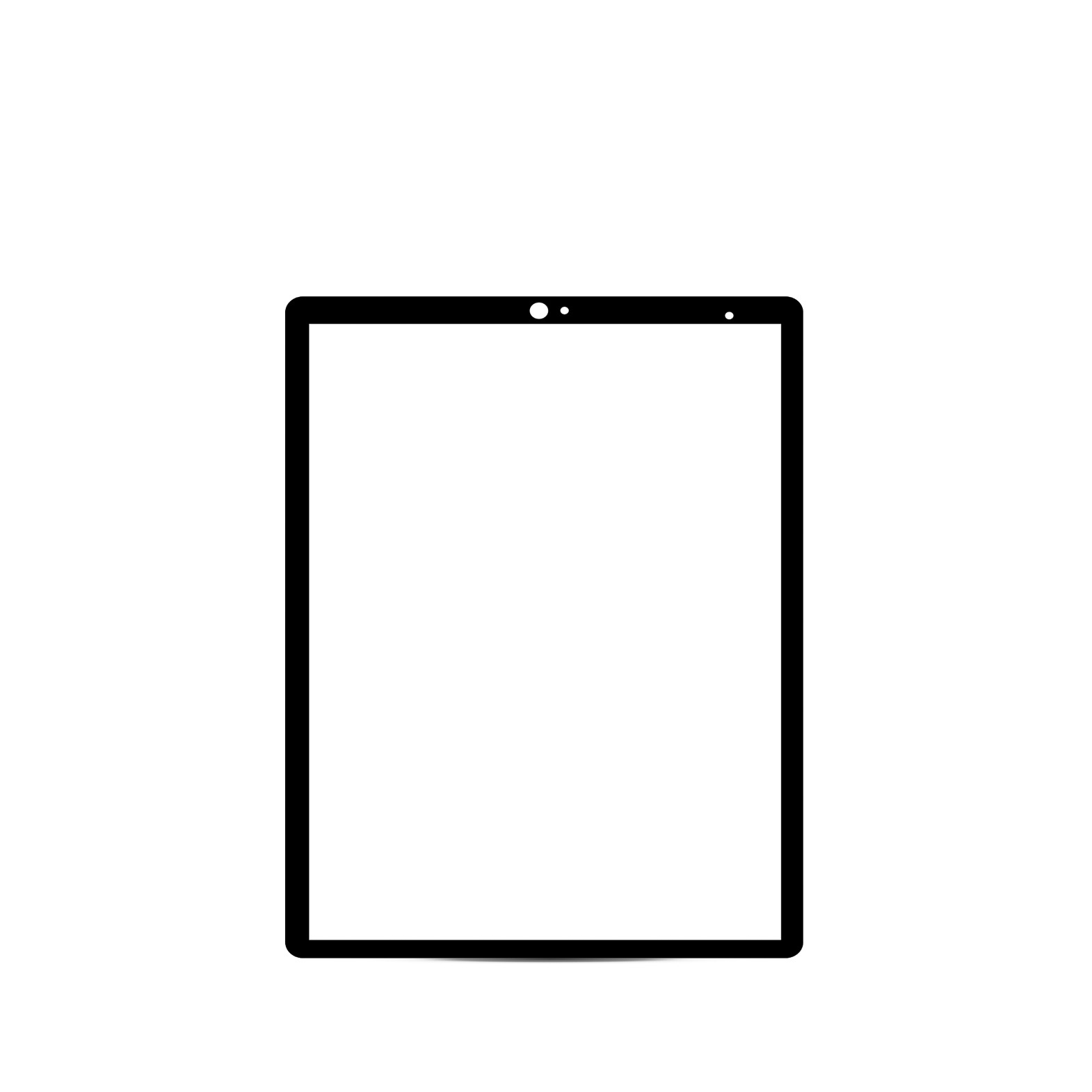 New Front Glass for iPad Pro 12.9 A2069 2020 (All Colors)