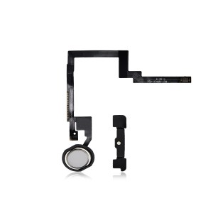 White Home Button with Flex Cable for iPad Mini 3 A1600 2014