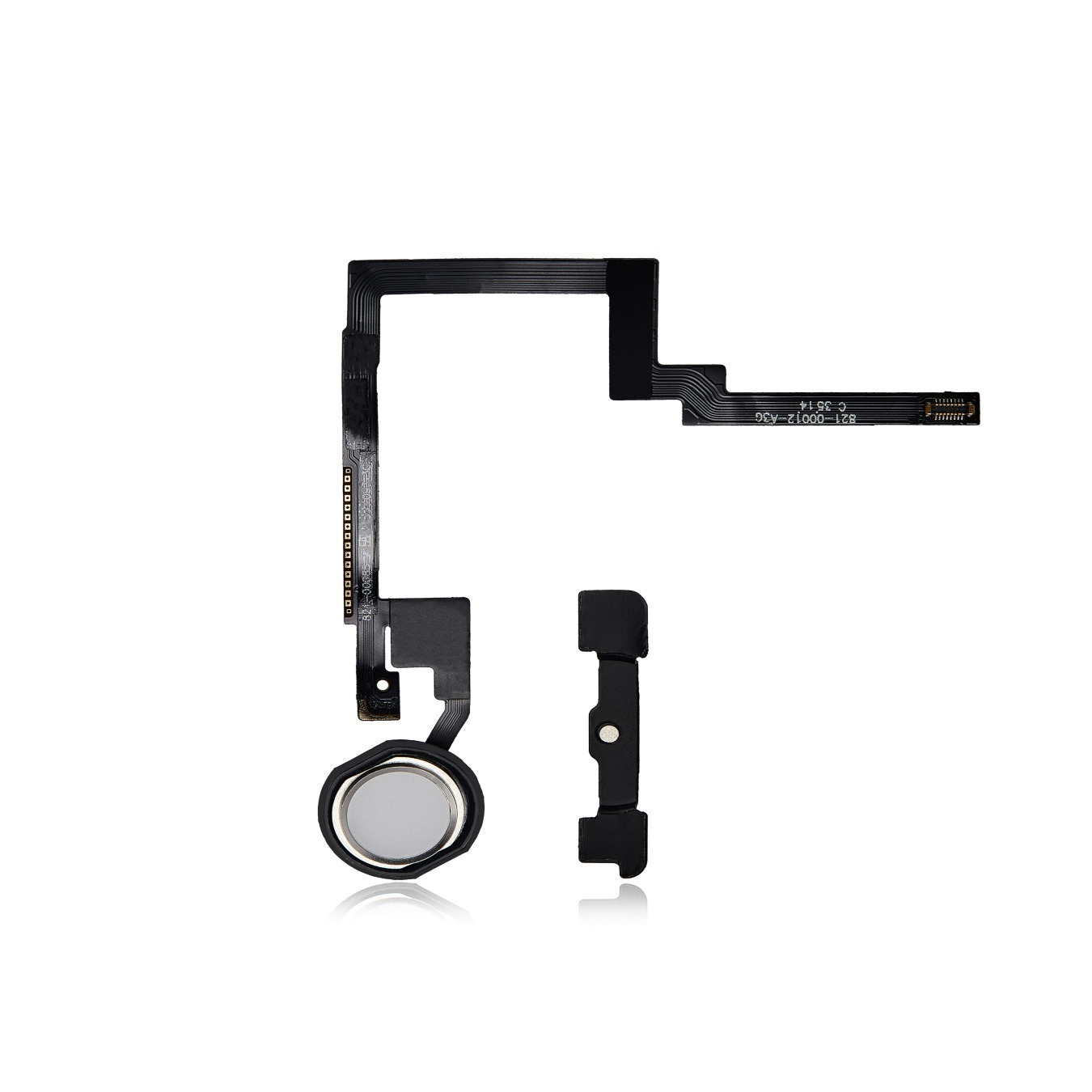 White Home Button with Flex Cable for iPad Mini 3 A1600 2014