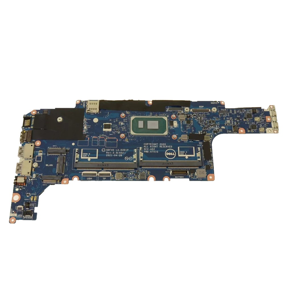 New 35X97 Motherboard System Board with Intel i7 2.8GHz Quad Core Replacement For Dell Latitude 5420 14"