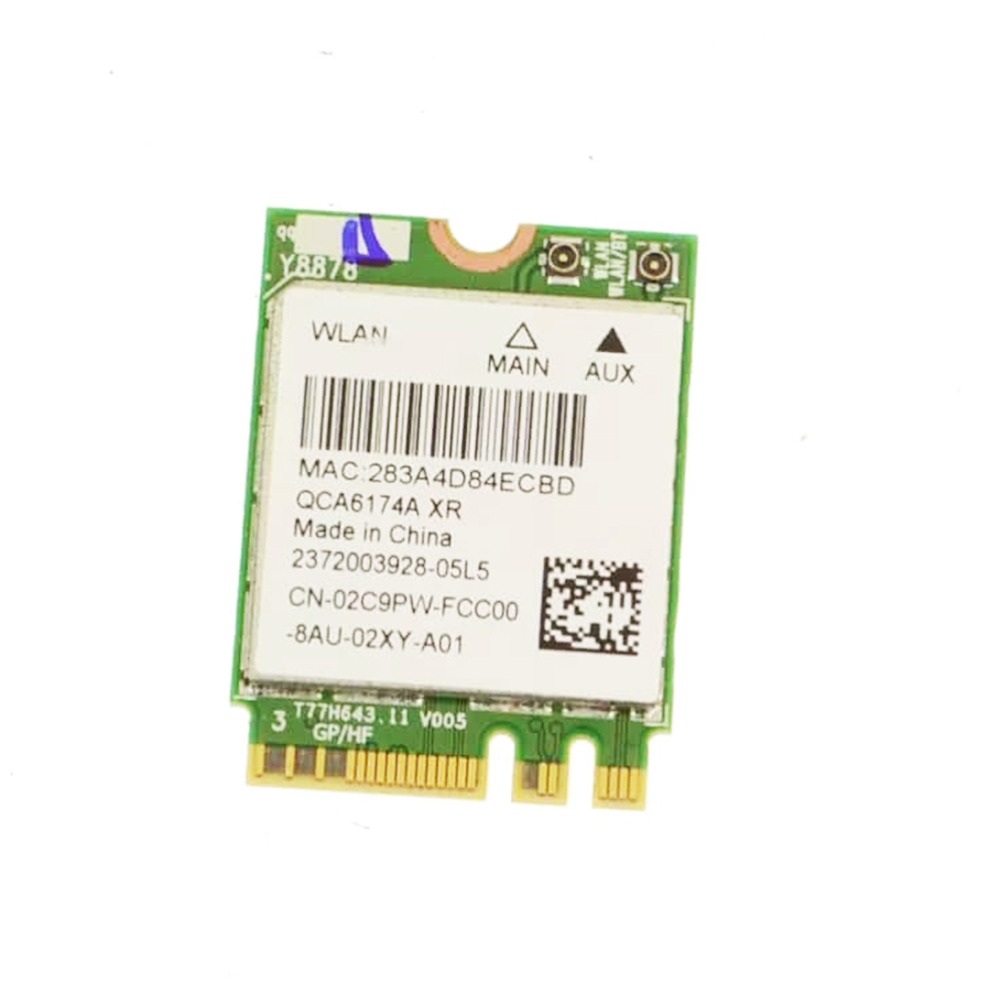 New 2C9PW Qualcomm QCA6174A XR Dual Band WLAN WiFi 802.11 M.2 Card Replacement For Dell Latitude 5424 Rugged 14"