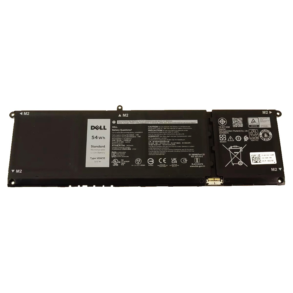V6W33 4-Cell 54Wh Laptop Battery For Dell Latitude 5430 Chromebook Inspiron 15 5510