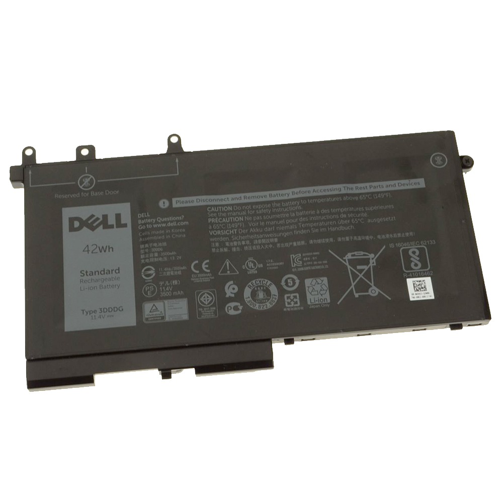 New 3DDDG 3-Cell 42Wh Laptop Battery Replacement For Dell Latitude 5480 5580 5280 14"