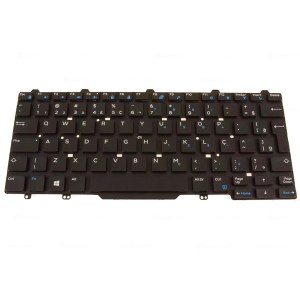 8YD54 Brazilian Laptop Keyboard Single Point For Dell Latitude 5480 7480