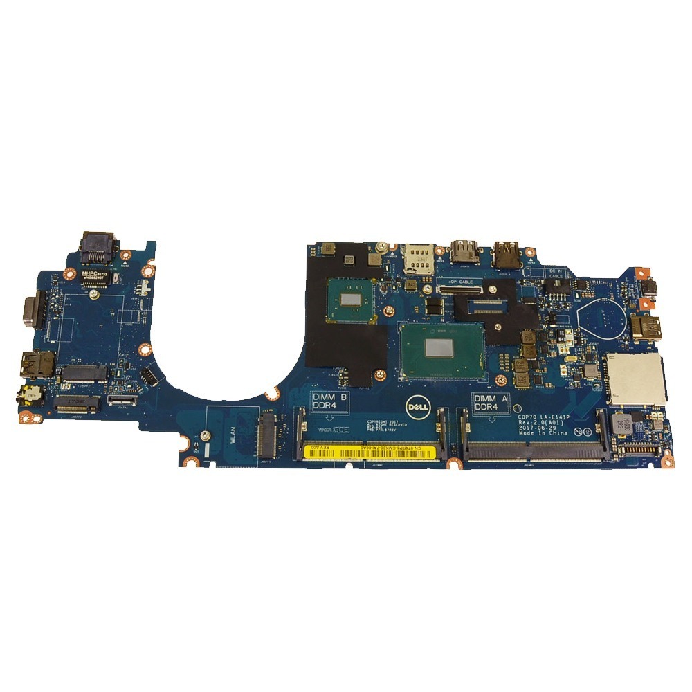 74RP8 motherboard with Intel Core i7-7820HQ for Dell Latitude 5480.