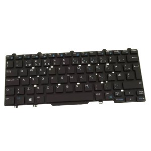 VW6J9 Norwegian Keyboard - Non-Backlit For Dell Latitude 5480 3340 3350