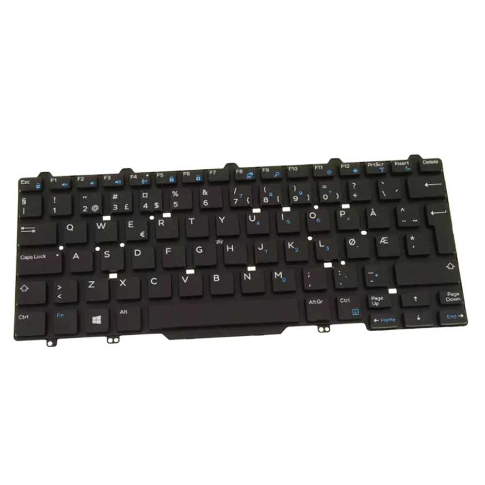 VW6J9 Norwegian Keyboard - Non-Backlit For Dell Latitude 5480 3340 3350