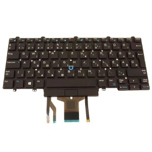 TN5YN Hungarian Backlit Keyboard Dual Point For Dell Latitude 5490 7490 5495