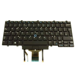 9170J UK Backlit Keyboard Dual Point For Dell Latitude 5490 7490 5495