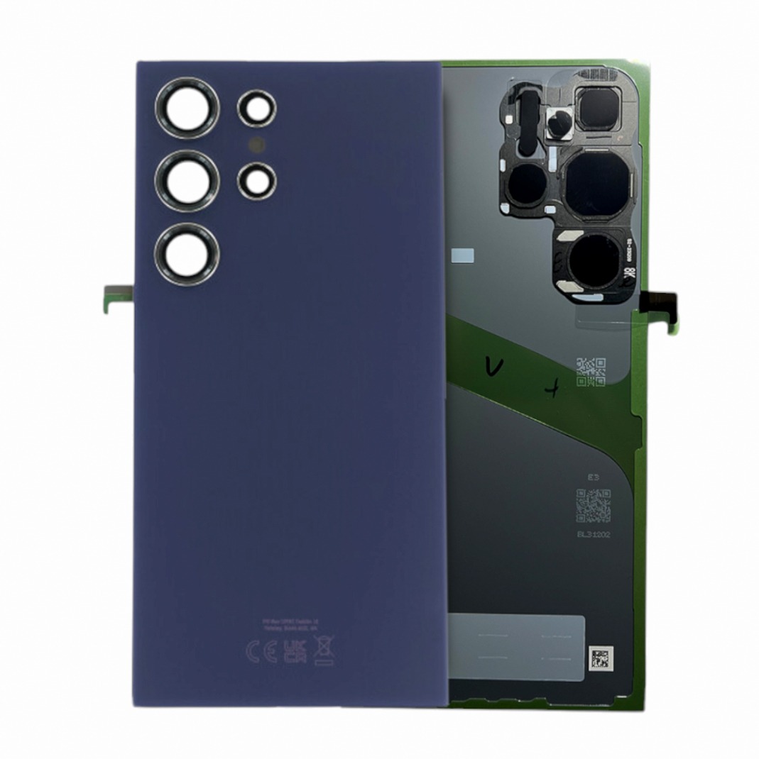 Back Cover Glass with Camera Lens for Samsung Galaxy S24 Ultra (Service Pack)