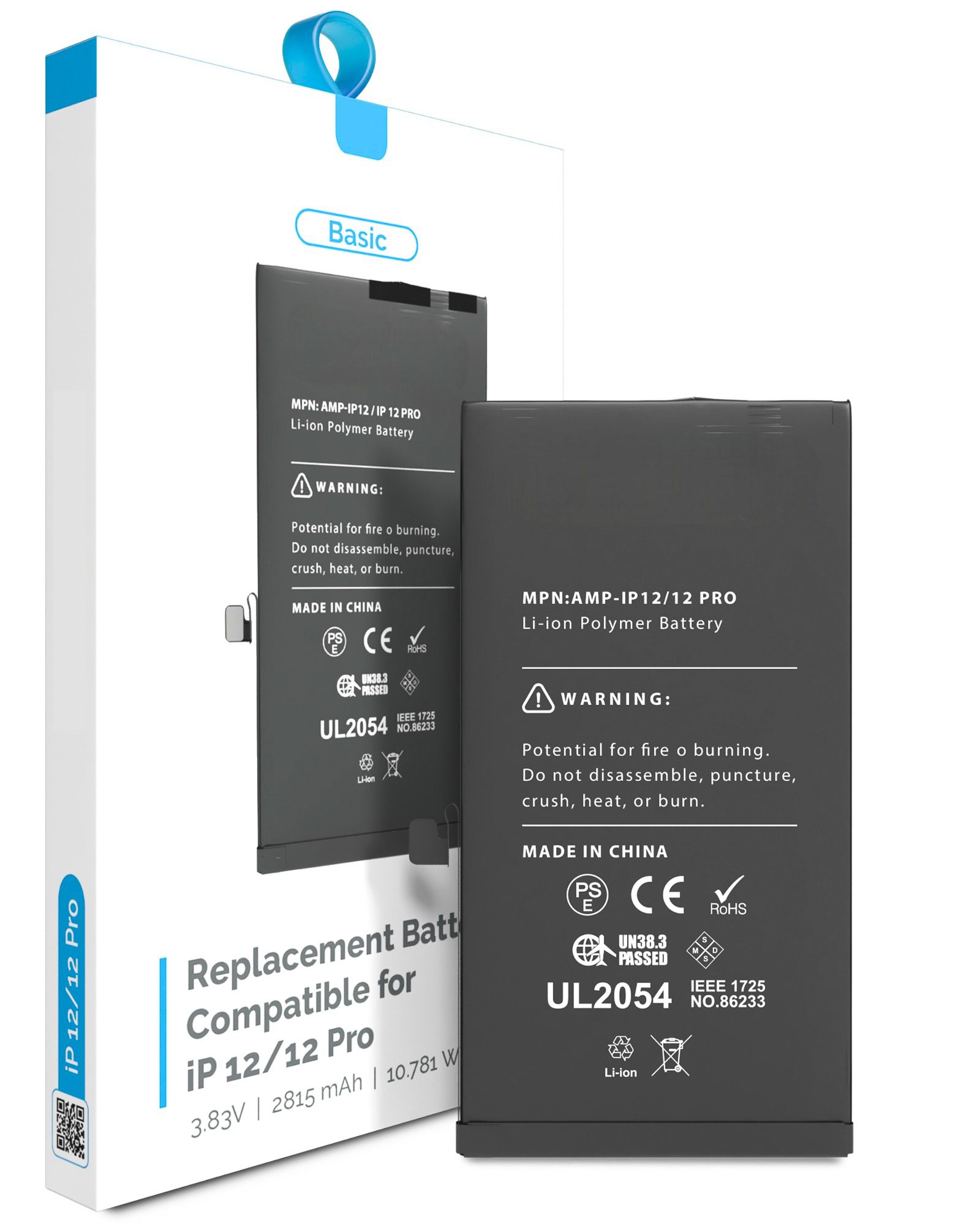 A2341 Aftermarket Battery for 2020 iPhone 12 Pro -