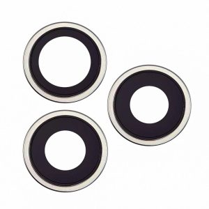 Premium Aftermarket Back Camera Lens with Bracket and Bezel for iPhone 16 Pro