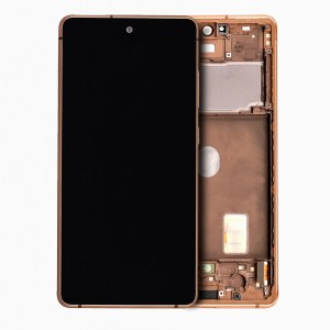 Service Pack OLED Assembly with Frame for Samsung Galaxy S20 FE