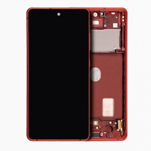 Service Pack OLED Assembly with Frame for Samsung Galaxy S20 FE