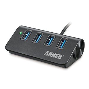Anker 4-Port USB 3.0 Hub with Aluminum Unibody Design