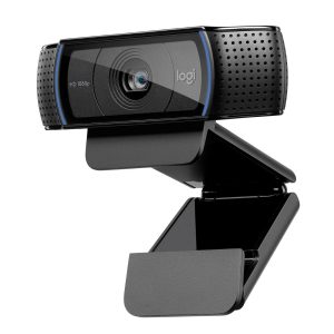 Logitech HD Pro Webcam C920 with Full HD 1080p Video, Autofocus, and Dual Mics