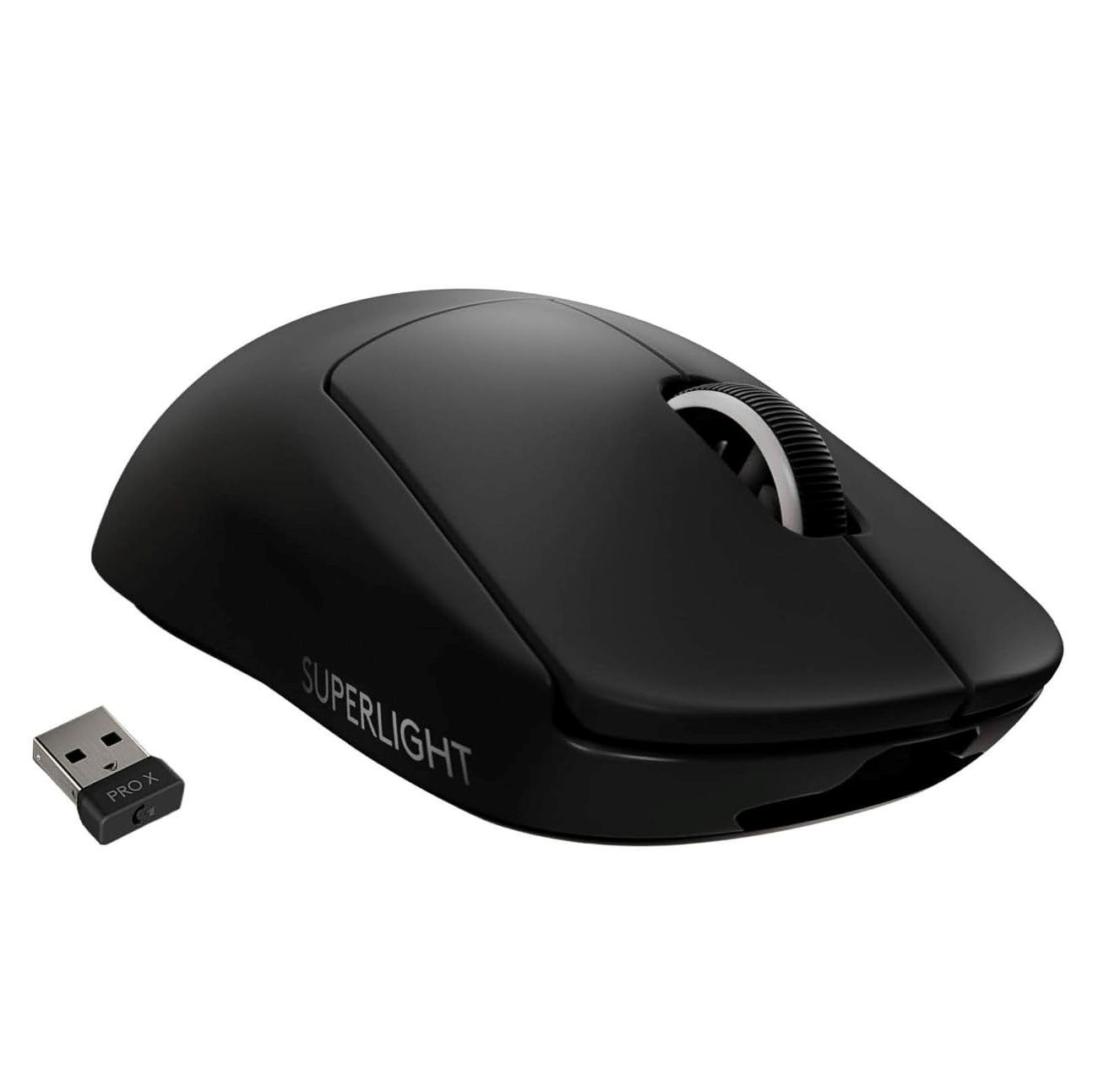 Logitech G PRO X SUPERLIGHT Wireless Gaming Mouse with ultra-lightweight design and HERO sensor.