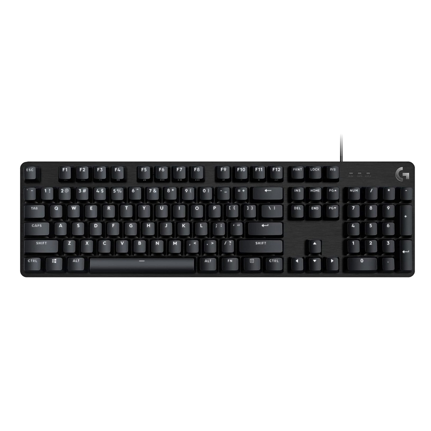 Logitech G413 SE Mechanical Gaming Keyboard with tactile switches, PBT keycaps, and anti-ghosting performance.