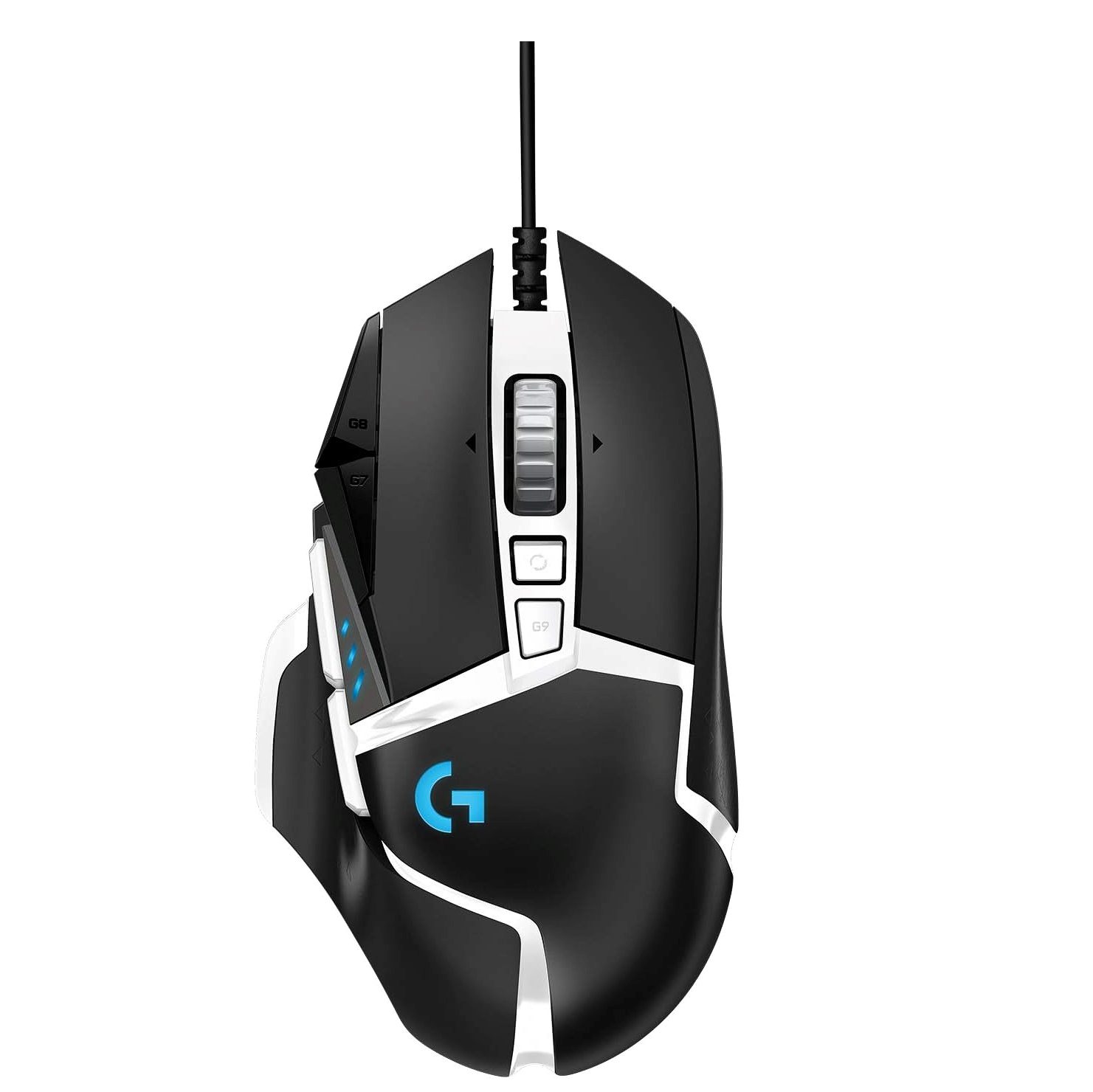 Logitech G502 SE Hero Gaming Mouse with HERO 16K sensor and customizable RGB lighting.