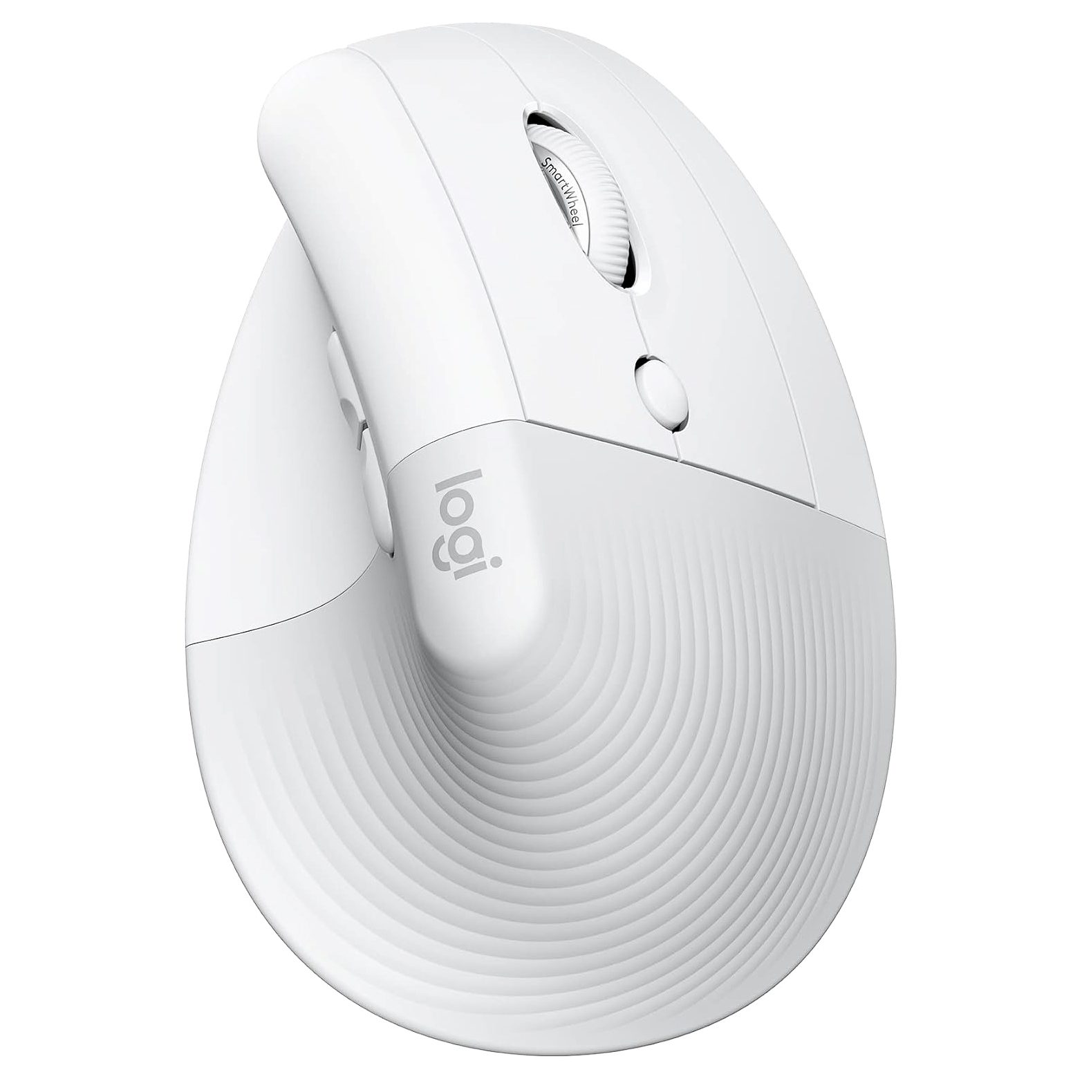 Logitech Lift Vertical Ergonomic Mouse with a natural, comfortable grip for reduced wrist strain.