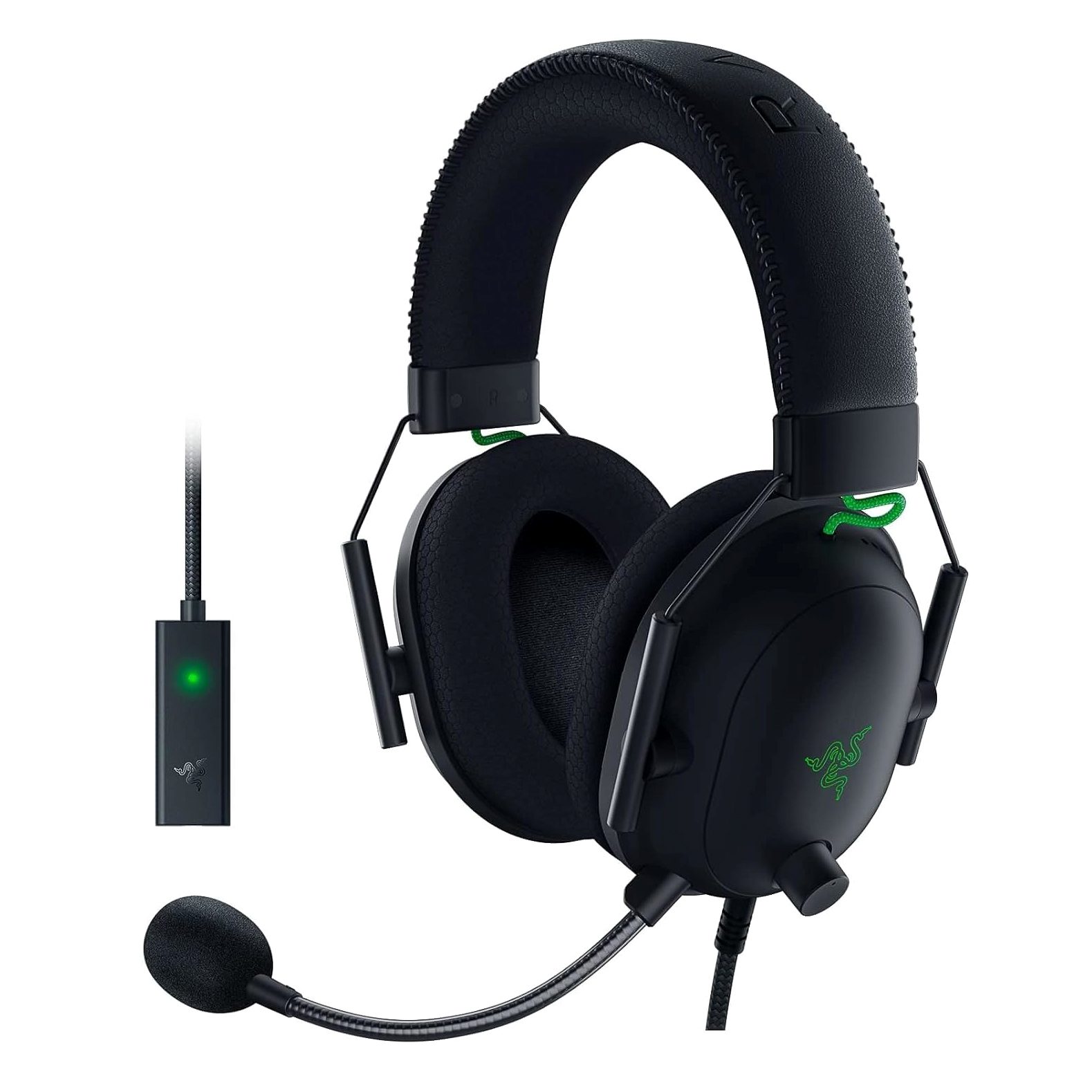 Razer BlackShark V2 Gaming Headset with THX 7.1 Surround Sound and Detachable Microphone