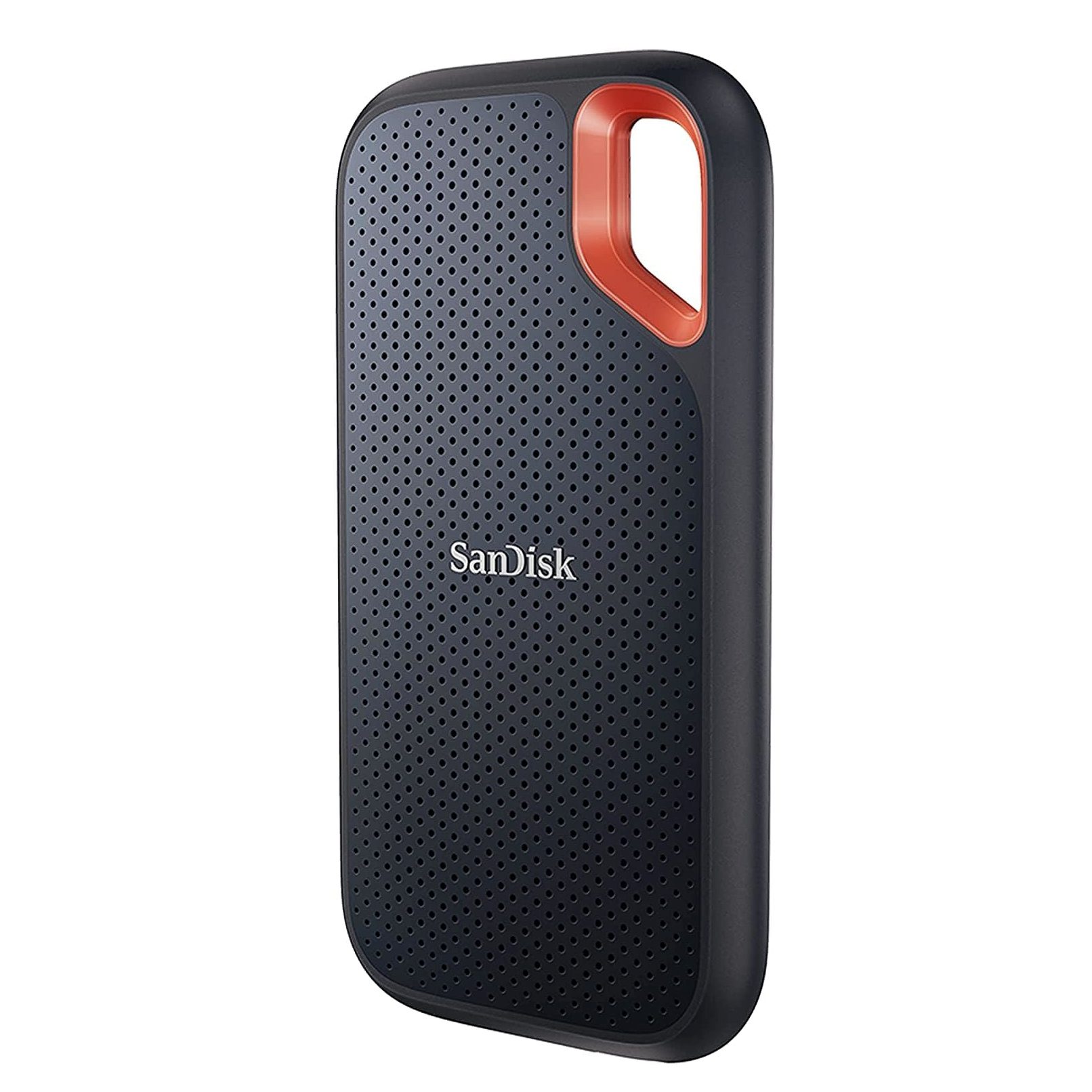 SanDisk 4TB Extreme Portable SSD with USB-C, IP65 water and dust resistance, and 1050MB/s speeds.
