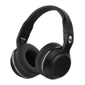 Skullcandy Hesh 2 Wireless Bluetooth Over-Ear Headphones with Supreme Sound, 15-Hour Battery, and Microphone – Black.