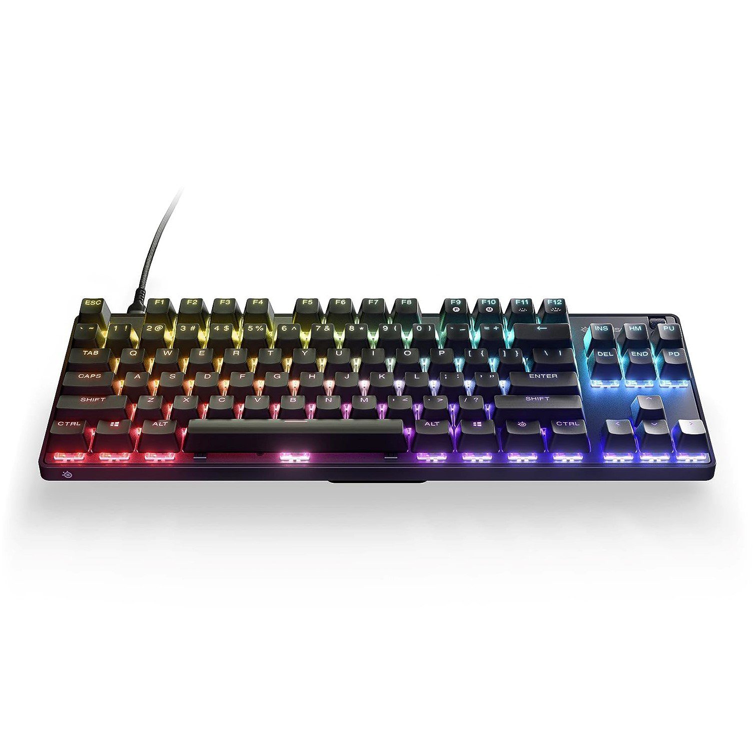 SteelSeries Apex 9 TKL Mechanical Gaming Keyboard with customizable switches, 2-point actuation, and durable PBT keycaps.