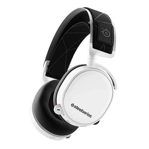SteelSeries Arctis 7 Wireless Gaming Headset in White with DTS Surround Sound