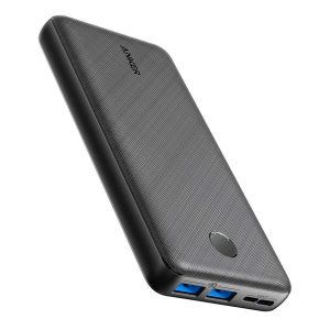 Anker 325 Power Bank 20,000mAh portable charger with PowerIQ and dual USB ports.