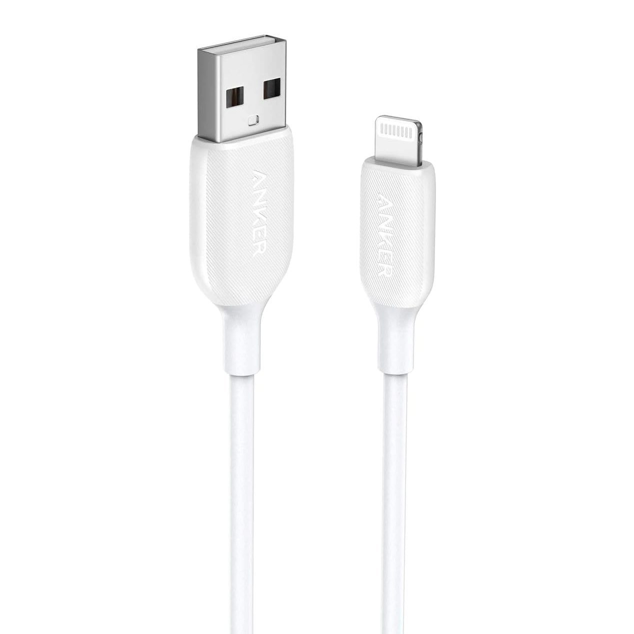 Anker Powerline III 6FT Lightning Cable – Durable, MFi-certified USB-A to Lightning cord for Apple devices.